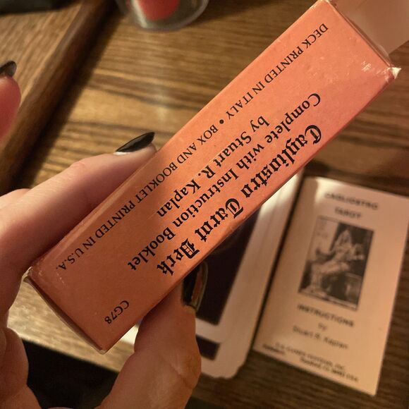 Vintage Cagliostro Tarot Deck Made in Italy by Modiano in Box 1981 Instructions - Picture 5 of 10